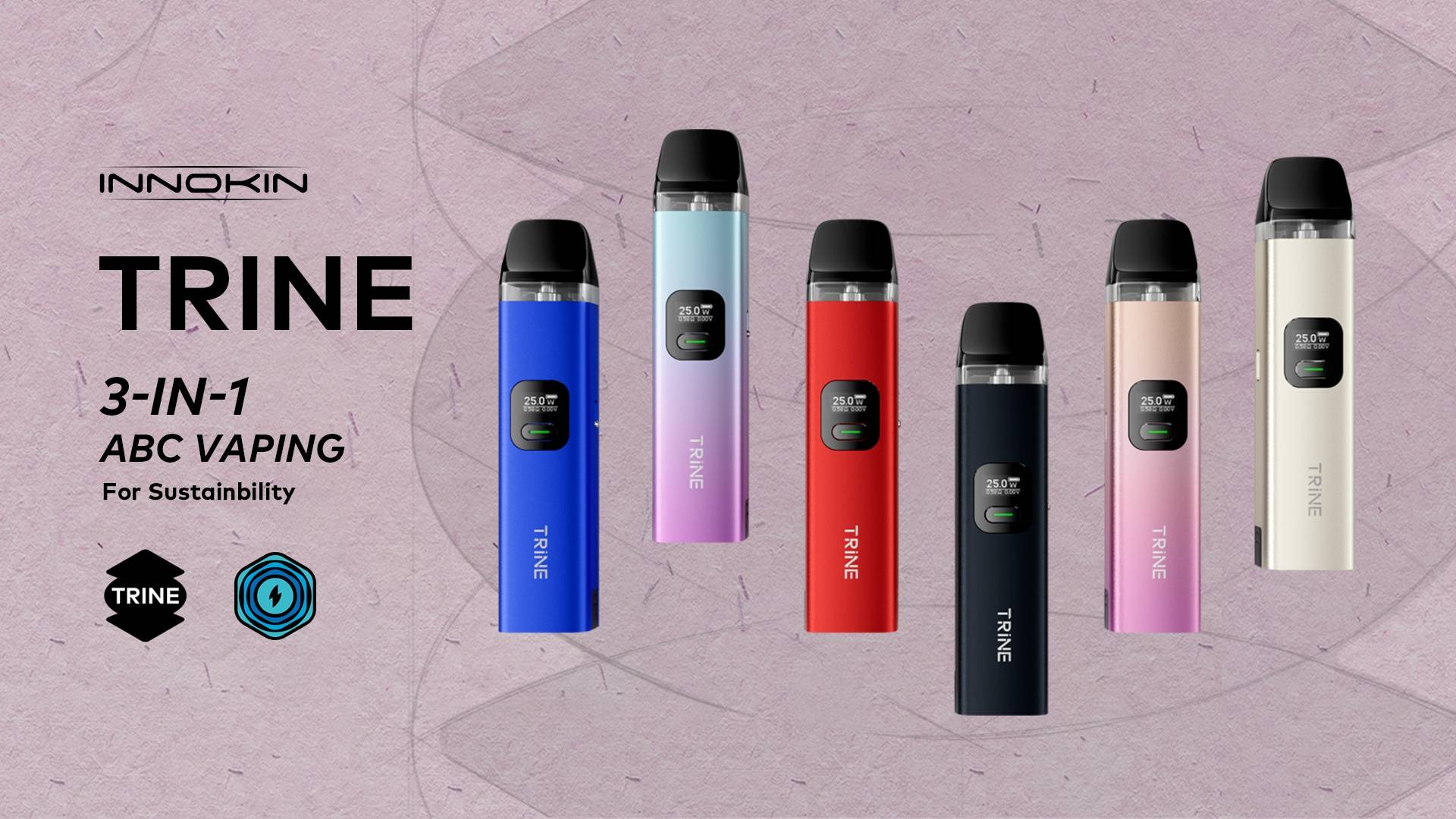 Innokin s Green Leap Introducing Trine with Recyclable Batteries